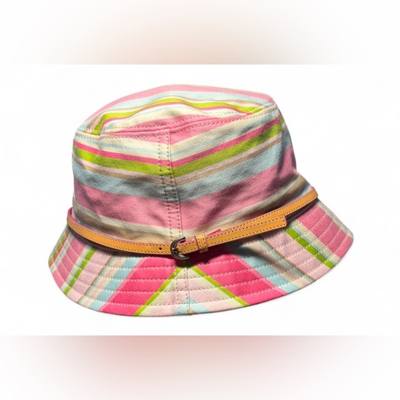 Coach Multi-Color Bucket Hat, Size M/L - Picture 1 of 6